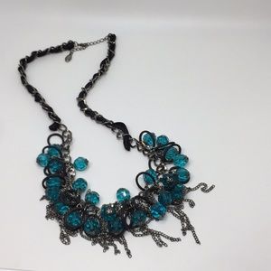 Aquamarine chic necklace